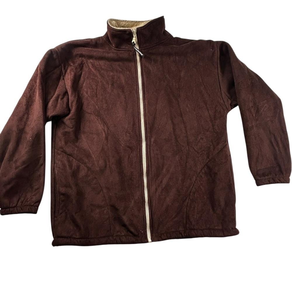 Vintage Black Mountain Outdoor Fleece-Lined Jacket size M